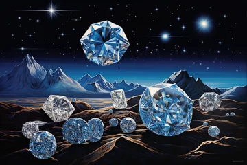 Photo sur Aluminium Anvers  diamond Gemstones
