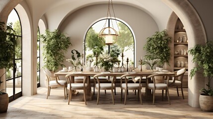 mediterranean dining room