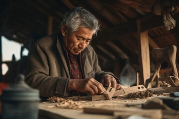 anthropologist collaborating with local artisans to preserve traditional craftsmanship and promote sustainable practices
