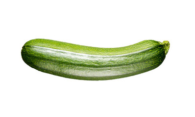 Zucchini isolated on a black background