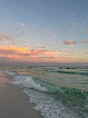 Miramar Beach, Florida pastel sunset over the Gulf of Mexico 