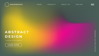 Trendy summer fluid gradient background, colorful abstract liquid 3d shapes. Futuristic design wallpaper for banner, poster, cover, flyer, presentation, advertising, landing page