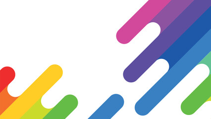 colored abstraction, rainbow stripes, LGBT colors on a transparent background, colored pencils and paints, thick smears of paint
