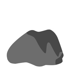 Black Stone Vector Illustration 
