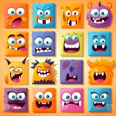 cartoon style caricatures, happy, brave
