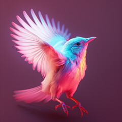 Obraz premium portrait of bird generated by ai