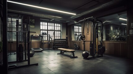 Interior of the gym