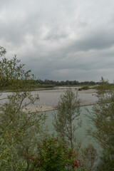 Ach river in Bregenz in Austria