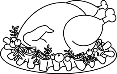 Turkey food outline