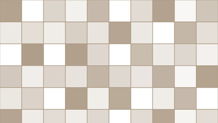 Beige-grey square mosaic chessboard background