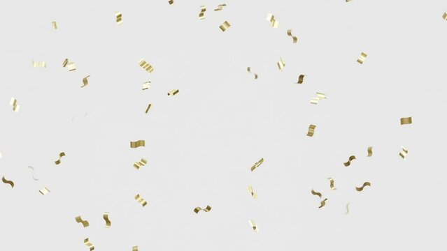Confetti animation high resolution template