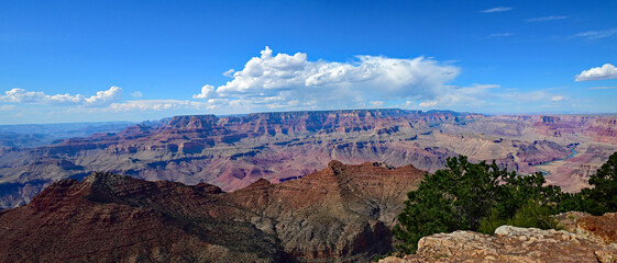 Panorama of the Grand Canyon from South Rim