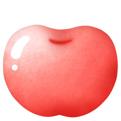 red apple
