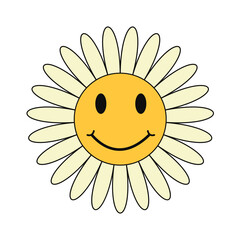 Groovy Flower Illustration