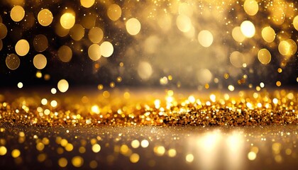 gold glitter background with space for text, Christmas background and card, background saver