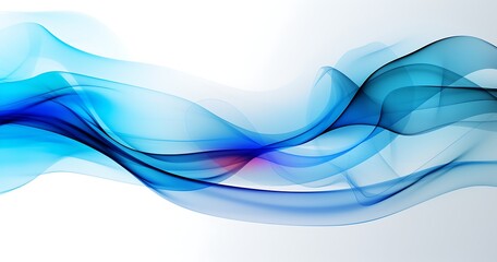 abstract blue wave background concept