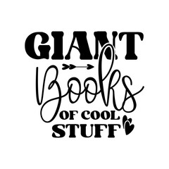 Giant books of cool stuff SVG