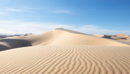 Fototapeta na wymiar Beautiful Sand Dunes in a Scenic Landscape