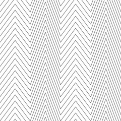 Zigzag lines. Jagged stripes. Seamless surface pattern design with wavy linear ornament. Repeated chevrons wallpaper. Digital paper for page fills, web designing, textile print. Vector illustration. - obrazy, fototapety, plakaty