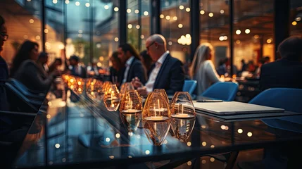 Behangcirkel people in restaurant © Didar
