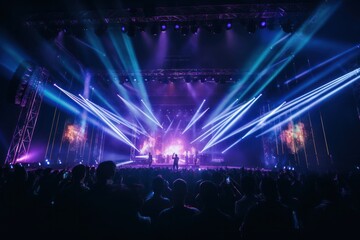 Concert comes alive, AI-driven lights, visual a high-energy musical haven