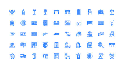 antiques icon set