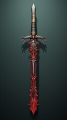 Obraz premium powerful magic sword blade 