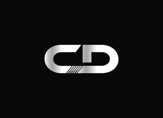 CD letter logo design and monogram logo