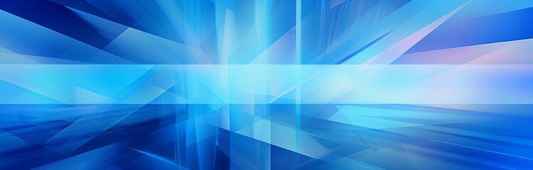 Obraz premium Bright and dark blue background color with a blue light effect.