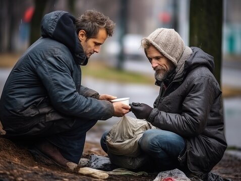 Beggar's day photography , Homeless help 