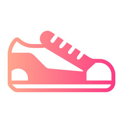 shoes gradient icon