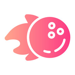 bowling ball gradient icon