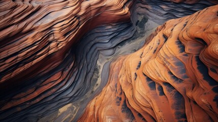 red rock canyon. Generative AI