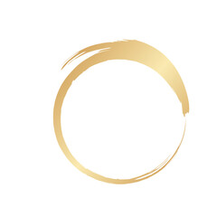 gold circle decoration