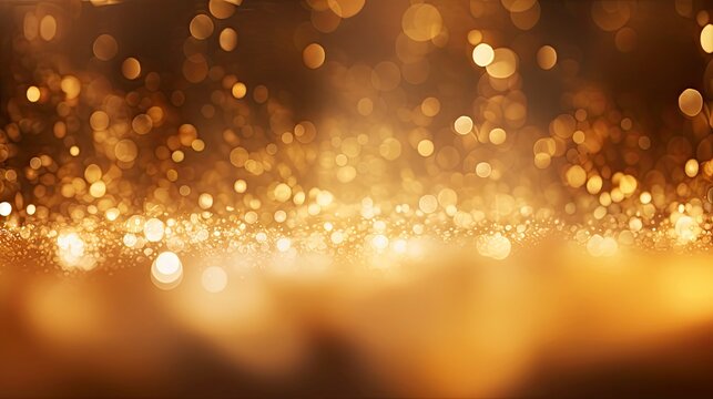 Abstract bokeh background wishes, new year