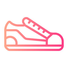 shoes gradient icon
