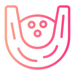 cleaning gradient icon