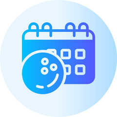calendar event gradient icon