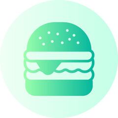 burger gradient icon