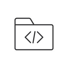 Programming Coding Icon - Folder Icon