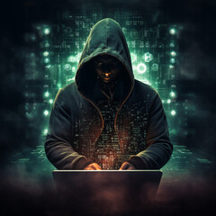hooded hacker outwitted cybersecurity