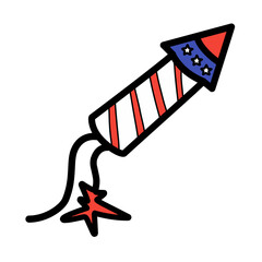 USA independence day icon