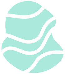 Naklejka premium Abstract pastel lines shape the background. Vector illustration.