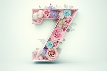 number 7 seven