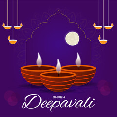 Happy Diwali Festival of light, hand drawn illustration, creative design, Background