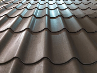 metal roofing with matt finish