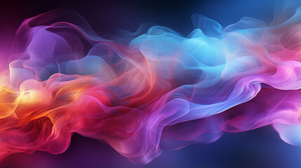 Obraz premium abstract smoke on black