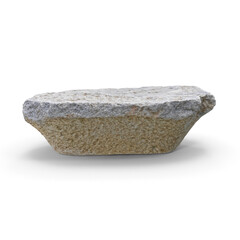 Empty stone minimalistic podium