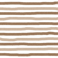 Brown Beige Stripe Hand Drawn Background