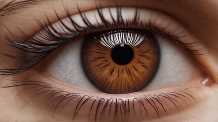 Fototapeta premium close up of a female eye